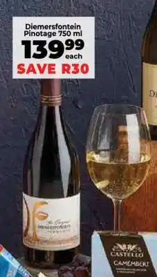 Food Lover's Market Diemersfontein Pinotage 750 ml offer