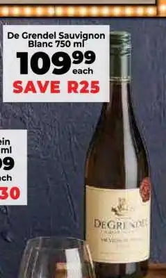Food Lover's Market De Grendel Sauvignon Blanc 750 ml offer