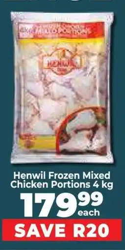 Food Lover's Market Henwil Frozen Mixed Chicken Portions 4 kg offer