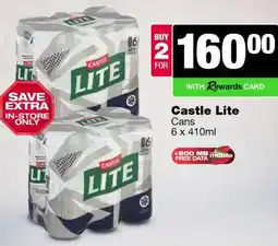 Spar Tops Castle Lite offer