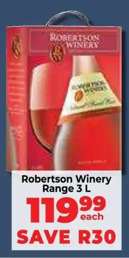 Food Lover's Market Robertson Winery Range 3 L offer