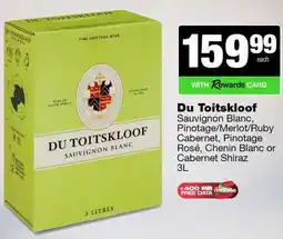 Spar Tops Du Toitskloof offer