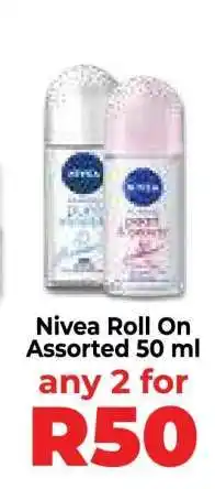 Food Lover's Market Nivea Roll On Assorted 50 ml offer