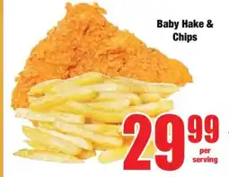Boxer Baby Hake & Chips offer
