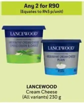Makro LANCEWOOD Cream Cheese offer