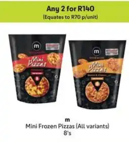 Makro m Mini Frozen Pizzas offer
