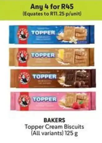 Makro BAKERS Topper Cream Biscuits offer