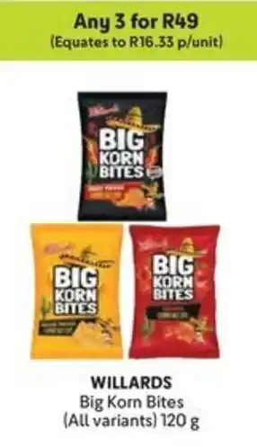 Makro WILLARDS Big Korn Bites offer