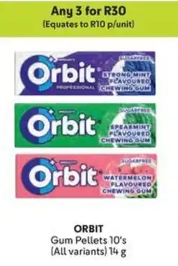 Makro ORBIT Gum Pellets offer