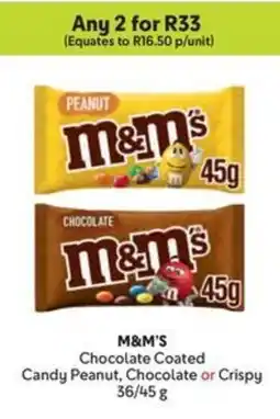 Makro M&M'S Chocolate Coated Candy Peanut, Chocolate or Crispy offer