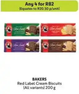 Makro BAKERS Red Label Cream Biscuits offer
