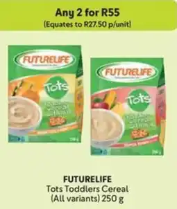Makro FUTURELIFE Tots Toddlers Cereal offer