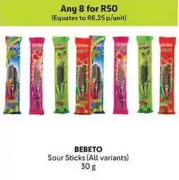 Makro BEBETO Sour Sticks offer