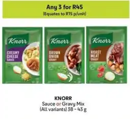 Makro KNORR Sauce or Gravy Mix offer
