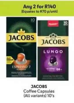 Makro JACOBS Coffee Capsules offer