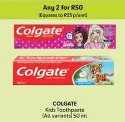 Makro COLGATE Kids Toothpaste offer