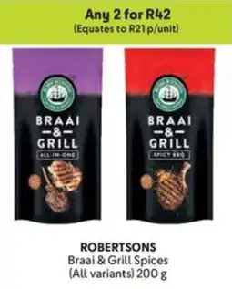 Makro ROBERTSONS Braai & Grill Spices offer