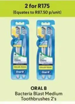 Makro ORAL B Bacteria Blast Medium Toothbrushes offer