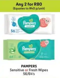 Makro PAMPERS Sensitive or Fresh Wipes offer