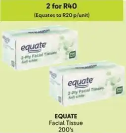Makro EQUATE Facial Tissue offer