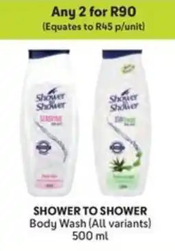 Makro SHOWER TO SHOWER Body Wash offer