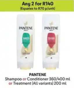 Makro PANTENE Shampoo or Conditioner or Treatment offer