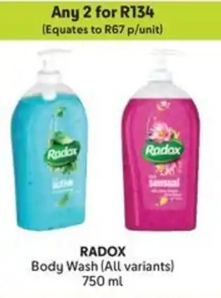 Makro RADOX Body Wash offer