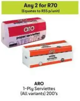 Makro ARO 1-Ply Serviettes offer