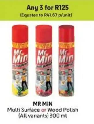 Makro MR MIN Multi Surface or Wood Polish offer
