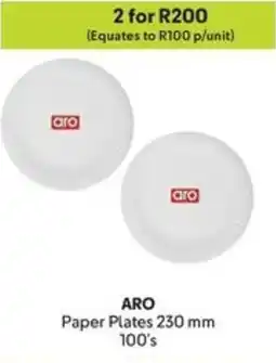 Makro ARO Paper Plates offer