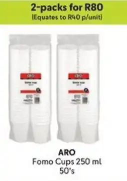 Makro ARO Fomo Cups offer