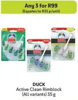 Makro DUCK Active Clean Rimblock offer
