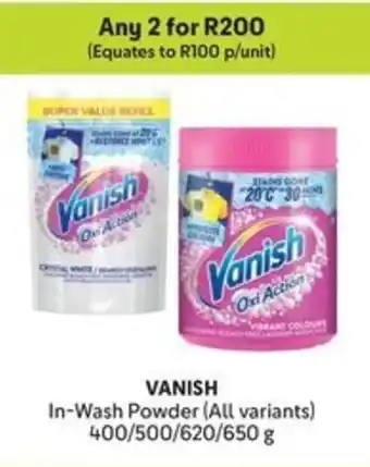 Makro VANISH In-Wash Powder offer