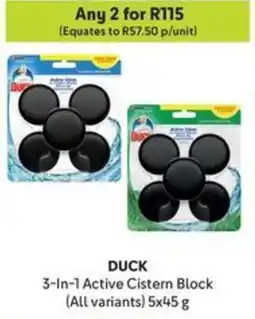Makro DUCK 3-In-1 Active Cistern Block offer