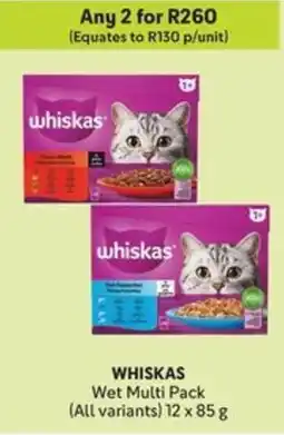Makro WHISKAS Wet Multi Pack offer