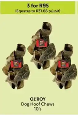 Makro OL'ROY Dog Hoof Chews offer
