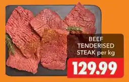 Shoprite Beef tenderised steak offer