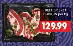 Shoprite Beef brisket bone-in offer