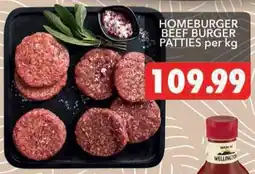 Shoprite Homeburger beef burger patties offer