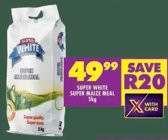 Shoprite Super white super maize meal offer