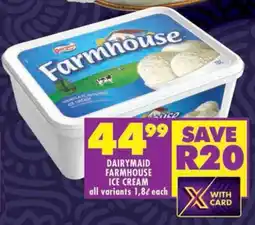 Shoprite Dairymaid farmhouse ice cream offer