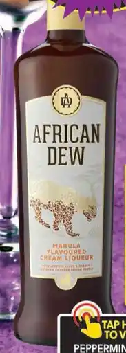 Shoprite African dew range offer