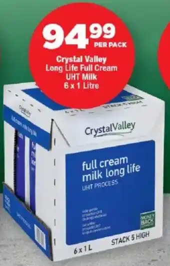 OK Foods Crystal Valley Long Life Full Cream UHT Milk offer
