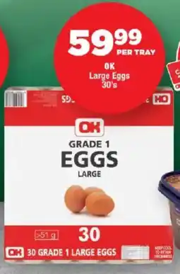 OK Foods OK Large Eggs offer