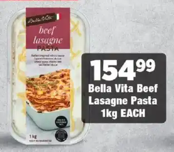 OK Foods Bella Vita Beef Lasagne Pasta offer