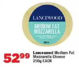 OK Foods Lancewood Medium Fat Mozzarella Cheese offer