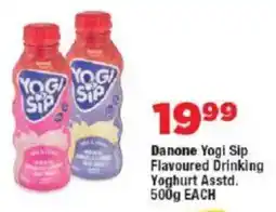 OK Foods Danone Yogi Sip Flavoured Drinking Yoghurt Asstd. offer