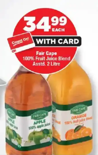 OK Foods Fair Cape 100% Fruit Juice Blend offer