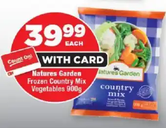 OK Foods Natures Garden Frozen Country Mix Vegetables offer