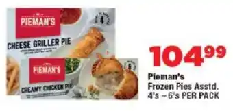 OK Foods Pieman's Frozen Pies Asstd. offer